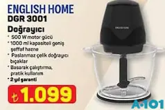 ENGLİSH HOME DGR 3001 DOĞRAYICI